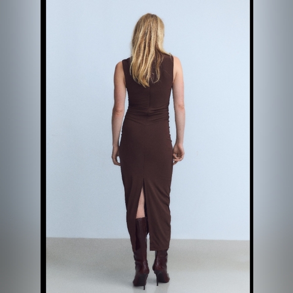 Zara Midi Dress With Céntre Ruffles - Picture 2 of 7